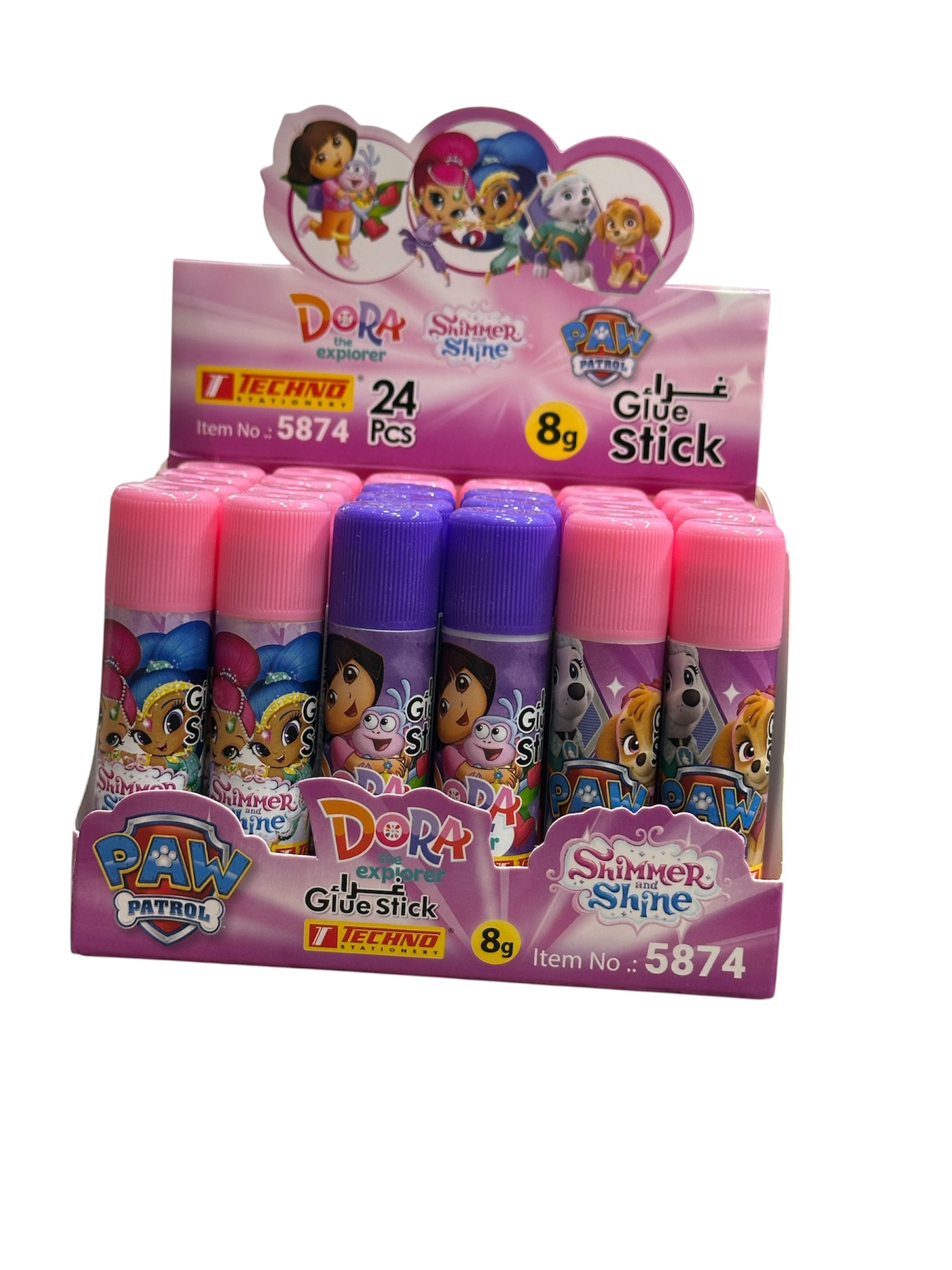 غراء ستيك techno dora بنفسجي