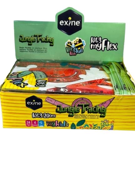 طقم التسطير exin احمر